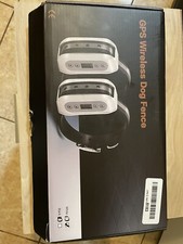 GPS Wireless Dog Fence System for 2 Dog, Electric, Waterproof PF-09 OPEN BOX