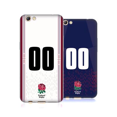 CUSTOM ENGLAND RUGBY UNION 2023/24 BAUSATZ SOFT GEL HANDYHÜLLE FÜR OPPO HANDYS