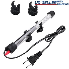 Submersible Aquarium Heater 50W/100W/200W/300W, Adjustable Temp for Fish Tank