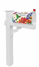 Hummingbird Flowers Butterfly Bee Magnetic Mailbox Cover (Only)