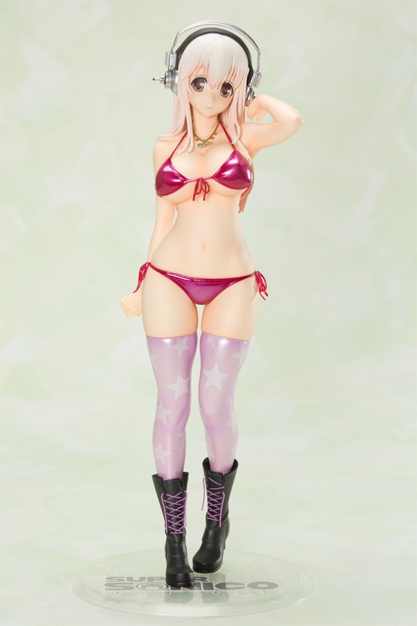 SUPER SONICO フィギュア SONICOMI PKG VER. Orchid Seed Super Sonico SoniComi Package Ver. 1/5 Scale PVC