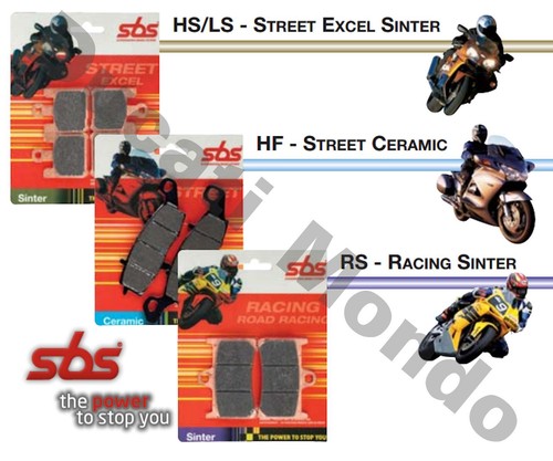 SBS pastillas de freno traseras cerámica callejera para Aprilia RS125 06-12 152HF 07 08 09 10 11 - Imagen 2 de 3