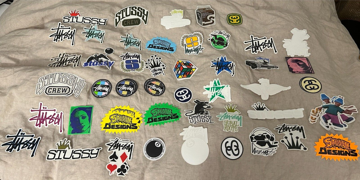 Stussy sticker vinyl bumper Brand logo Waterproof Graffiti Stussy sticker vinyl bumper Brand logo Waterproof Graffiti