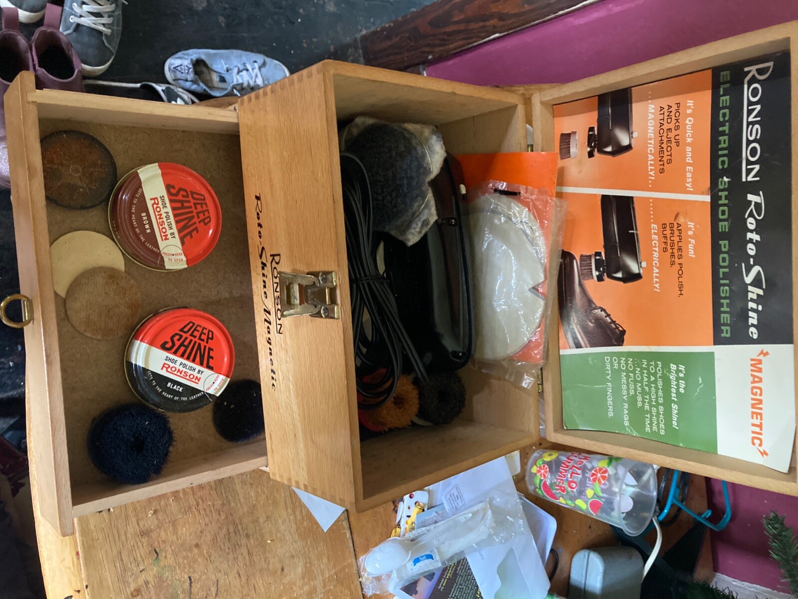 ronson roto shine electric shoe polisher Gem