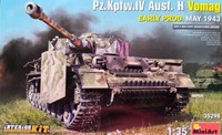 Miniart 35298 - Pz Kpfw Iv Ausf H Vomag Early Prod May 1943 - 1:35