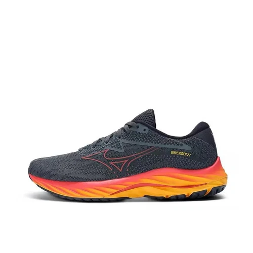 Uomo Donna Mizuno Wave Rider 27 Mesh Scarpe Da Corsa Professionali Traspiranti * - Foto 62 di 80