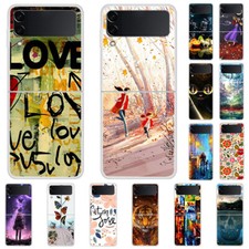 Custom LOVE Tiger Cat Skull Deer Case Cover For Samsung Galaxy Z Flip 3 4 5 6 7
