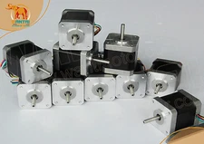 10PCS  Wantai Nema17 Stepper Motor 4800g.cm,42BYGHW804,3D PRINTERS,2 phases