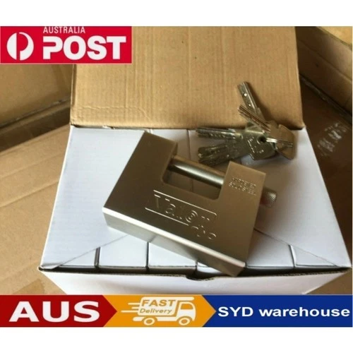 90mm High Security Padlock Shipping Container Monoblock Trailer Pad Lock Box