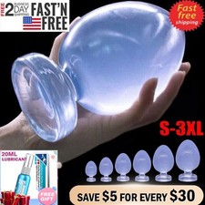 Huge Big Extra Large Silicone Anal Butt Plug Dildo G-spot for Men-Women Sex-Toys