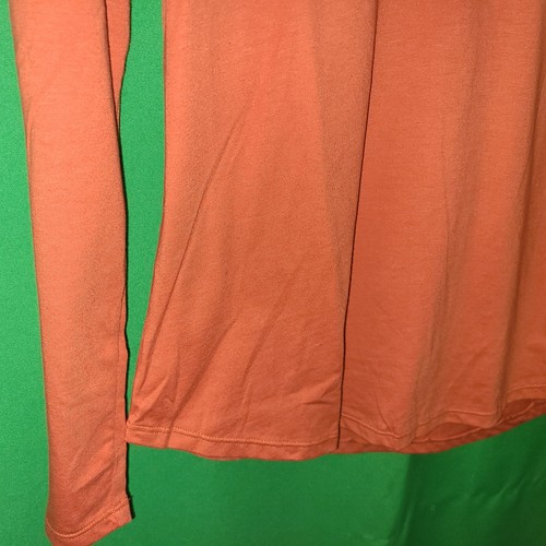 1968) NWT NEON BUDDHA medium orange pullover tee cotton top drape neck new M - Picture 5 of 7