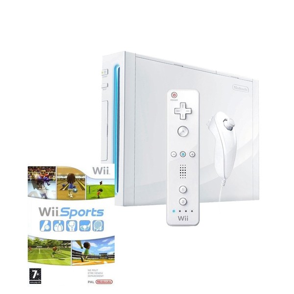 Pack: Wii + Wiimote & Nunchuk + Wii Sports [PO47938]