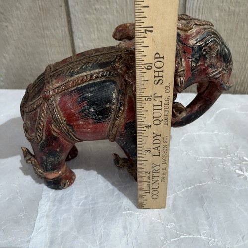 Statua elefante vintage 7" - Foto 4 di 8