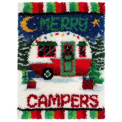 Herrschners  Merry Campers Latch Hook Kit