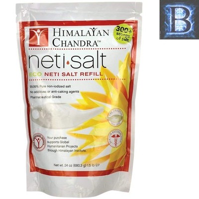 Eco-Friendly Himalayan Pink Salt Neti Pot Refill - 1.5 Pounds of Wellness