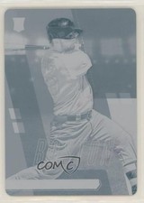2017 Panini Chronicles Absolute Rookies Printing Plate Cyan 1/1 Sam Travis qf6