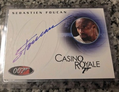 2007 The Complete James Bond A81 Sebastian Foucan as Molaka Autograph Card SWEET