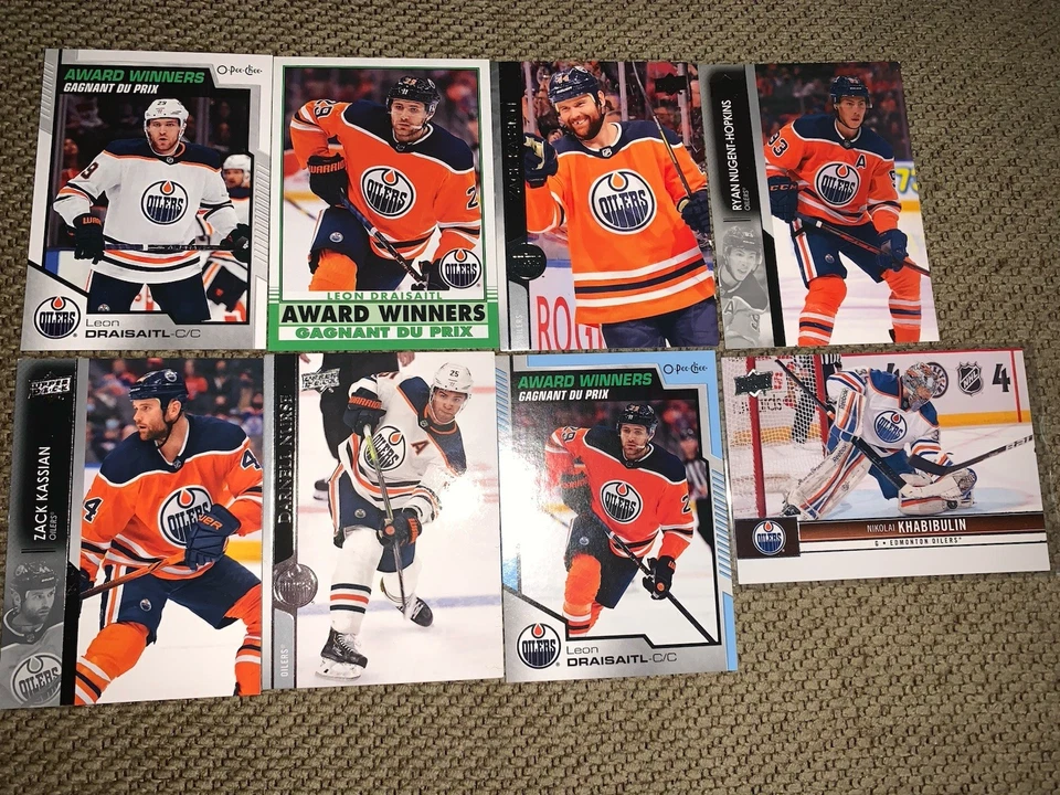 Lote de 32 cartas de anos diferentes Edmonton Oilers  - Imagem 2 de 4