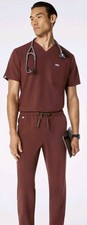 FIGS Tansen Jogger 2.0 Large Mens Walnut Scrub Pants Medical Apparel NWT