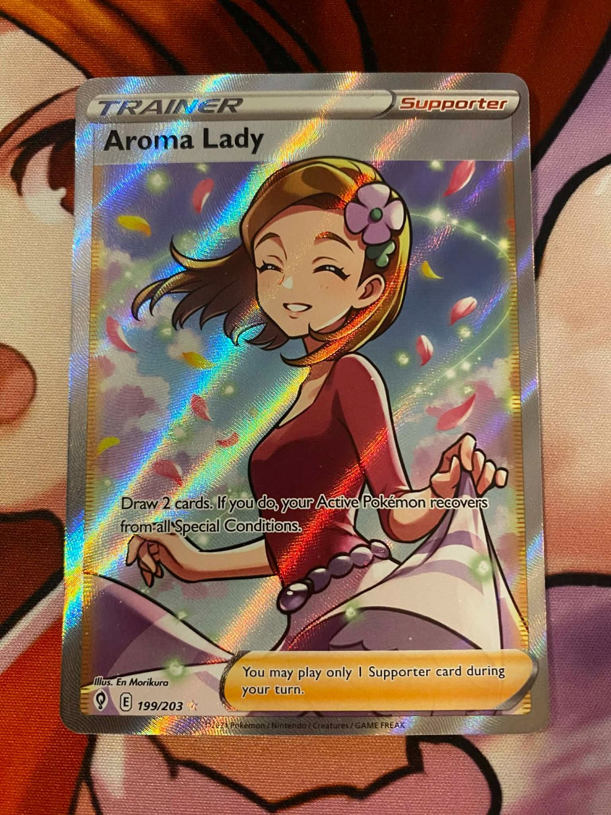 Aroma Lady (Full Art) - SWSH07: Evolving Skies - 199/203 - Near Mint