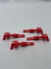 1990 Vintage TMNT Technodrome Red Laser Gun Blaster Parts Lot Of 4 Ninja Turtles
