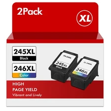 PG-245XL CL-246XL Ink Cartridge for Canon PIXMA MG2522 MG2520 TS3122 MX490 MX492