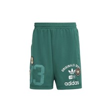 adidas Originals Dept. Graphic Mesh Shorts Mens Green Casual Athletic Bottoms KD