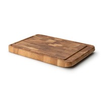 Continenta Tranchierbrett Schneidebrett 42 X 29 X 3,5 Cm Eiche Stirnholz