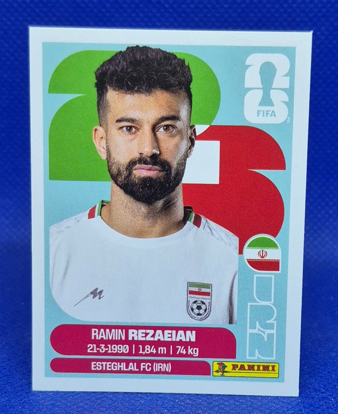 2026 Panini FIFA World Cup Sticker Ramin Rezaeian #IRN 7 - Iran