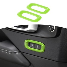 Wrangler JL Door Lock Switch Button Trim Cover Green for Jeep Wrangler JL JLU ..