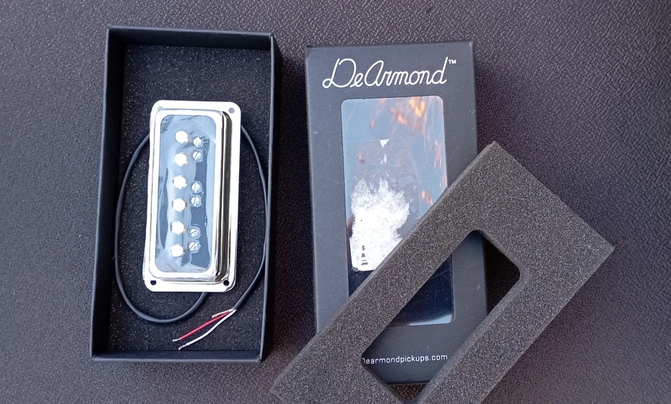 Micro pour guitare électrique DeArmond Dynasonic Nickel Black Neck - Photo 1/1