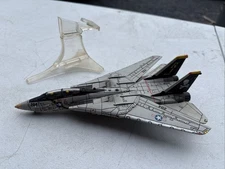 Vtg 2003 Unimax Grumman F-14A Tomcat US Navy Jolly Rogers Jet Plane Model