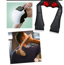 LOT OF 3 Massagers HoMedics Handheld Massager, Naipo Neck Massager Nooro  Knee M