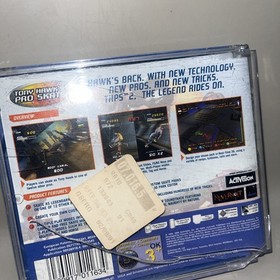 Tony Hawk's Pro Skater 2 Sega Dreamcast 2000 MINT disc no manual cracked case 