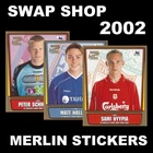 Merlin Premier League 2002 SWAP SHOP - XXL Football Sticker 133 x 105mm