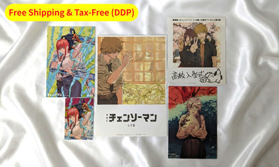 Chainsaw Man Reze Arc Movie Bonus Postcard Set Fujimoto Tatsuki Rare 5pcs Japan