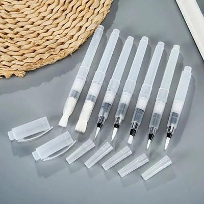 7x Künstler Tusche Wasser Pinsel Stift Set für Aquarell Kalligraphie Malerei Zeichnung UK