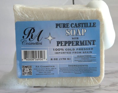 Pure Castille Soap With Peppermint