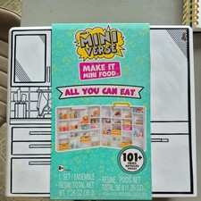 MGA's MiniVerse ALL YOU CAN EAT Make It Mini Food Collection 101 Pieces New