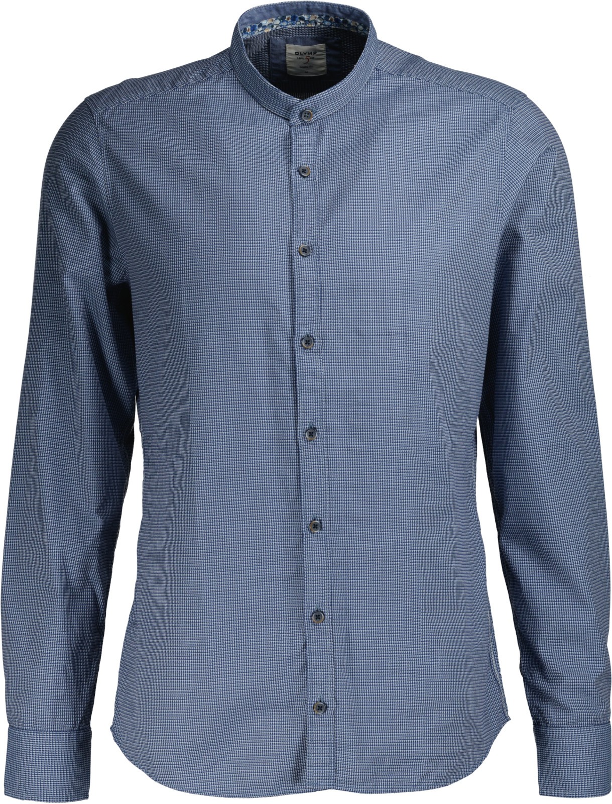 ¡NUEVO! Camisa hombre OLYMP BODY FIT 3040/64/18 manga larga azul estampado talla M