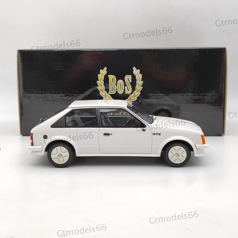 1/18 BOS Opel Kadett D GTE White 1983 BOS070 Resin Model Car Collection Used - Image 3 of 4