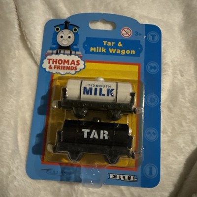 ERTL Thomas Tank Engine Friends Railway - Tar & Milk Wagon Cars - NEW - Plastic
