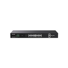 SWITCH TENDA TEG1120P-16-150W 18P GE+2SFP con 16P PoE 150W Power Consumption 30W