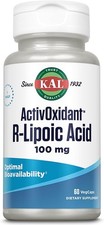 Kal 100 Mg R-lipoic Acid Activoxidant Tablets, 60 Count