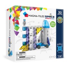 Magna-Tiles Space 32-Piece Magnetic Construction Set - Original STEM Building To