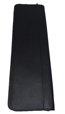 Vintage Coach Tie Case Black Leather Zipper-Travel Holder