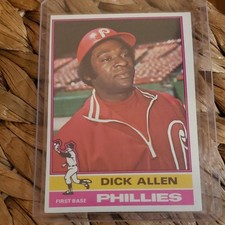 1976 Topps - Dick Allen 455 Philadelphia Phillies Baseball Base Set