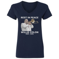 Rest In Peace Willie - Memorial Tribute Ladies' V-Neck Tshirt