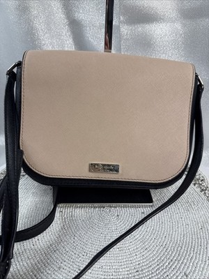 Kate Spade New York Leather Laurel Way Carson Two Tone Crossbody Bag Purse