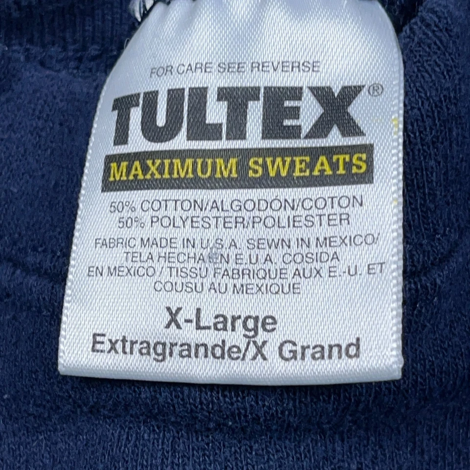 Sudadera De Colección Naturaleza Hombres XL Azul Marino Cuello Redondo Años 90 Pato Mallardo Caza EE. UU. Foto 3 de 4